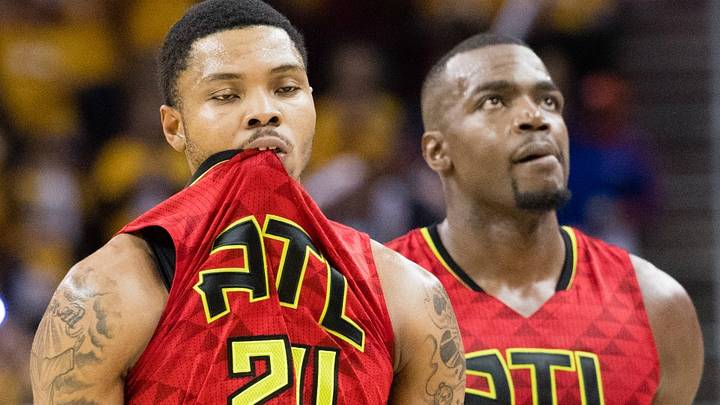 Did Hawks’ Kent Bazemore fall asleep during Cavs blowout? (Probably not)