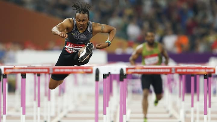 Watch: Aries Merritt wins first race since kidney transplant Watch: Aries Merritt wins first race since kidney transplant