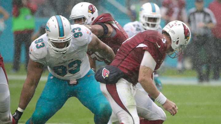 Blame the rain? Sloppy Cards lose to Dolphins, 26-23