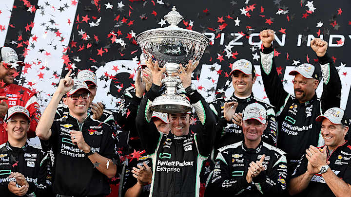 Simon Pagenaud wins first IndyCar title in banner Penske year