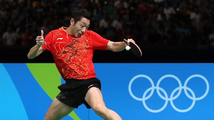 China sweeps table tennis gold - for 3rd straight Olympics
