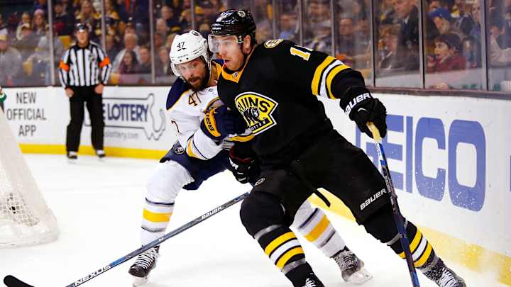 Marchand scores on penalty shot in OT, Bruins top Sabres 2-1