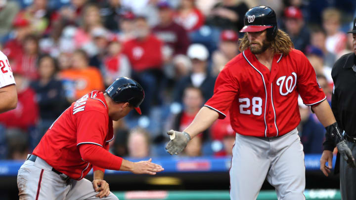 Scherzer, Harper lead Nationals over Phillies 8-1