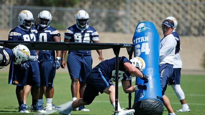 Bosa hits the field for first practice with Chargers