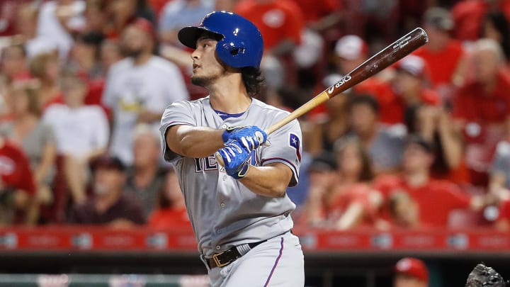 Watch: Yu Darvish hits first career home run Watch: Yu Darvish hits first career home run