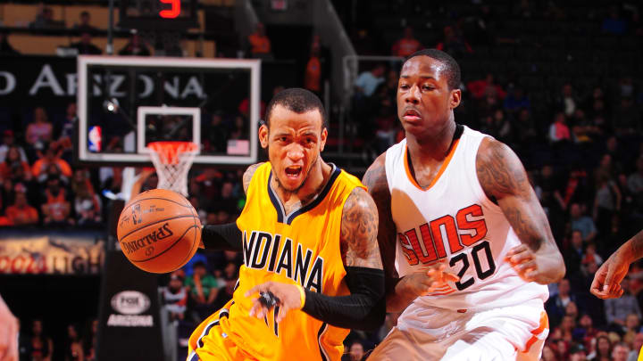 Ellis, George lead Pacers past Suns 97-94
