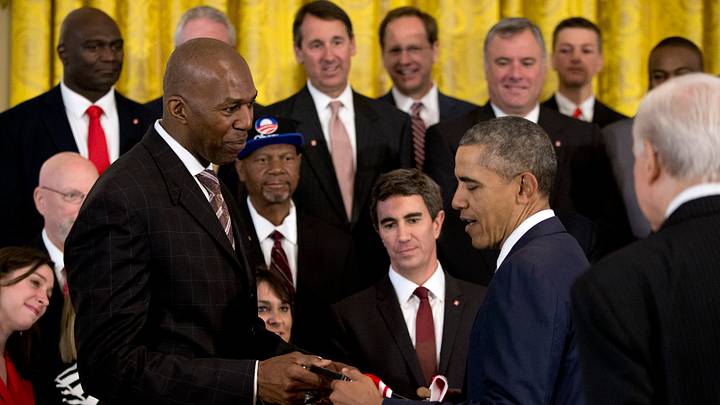 33 years later, NC State championship team meets president
