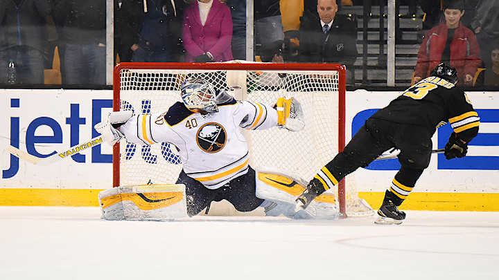 Bruins win on Marchand’s OT penalty shot goal