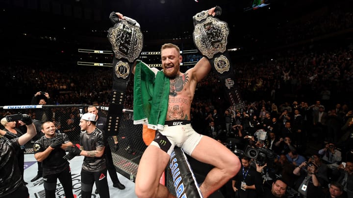 Conor McGregor relinquishes UFC featherweight belt Conor McGregor relinquishes UFC featherweight belt