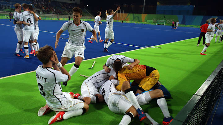 Last-gasp goals fuel German belief in men's field hockey