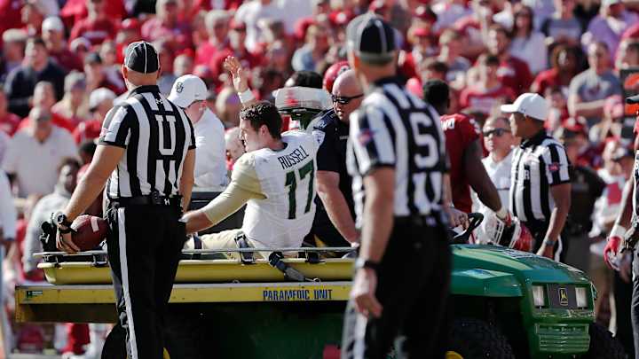 Baylor QB Russell having surgery after gruesome ankle injury
