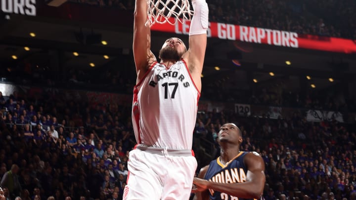 Valanciunas has 23 points, Raptors beat Pacers 98-87