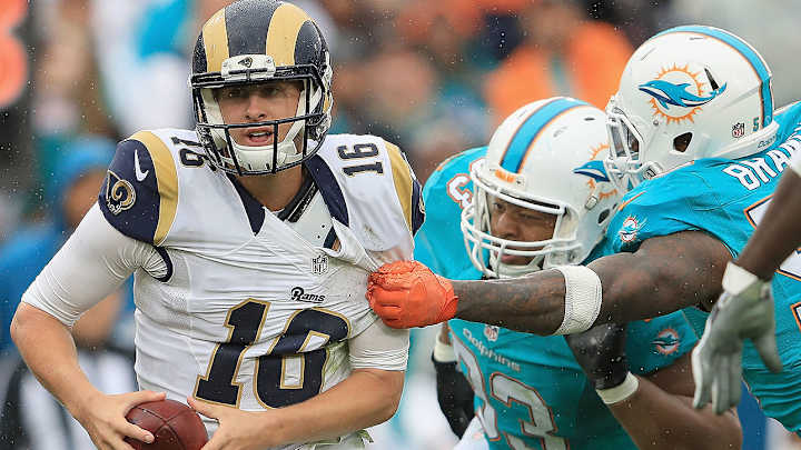 Even when the Rams finally started Jared Goff, they held their No. 1 pick back