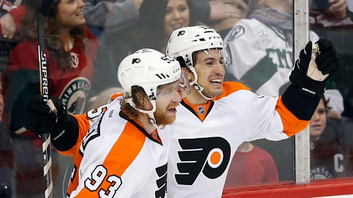 Del Zotto scores 2nd goal in OT to lift Flyers past Wild 4-3 Del Zotto scores 2nd goal in OT to lift Flyers past Wild 4-3