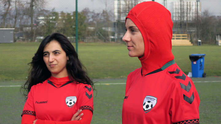 Afghanistan's new women's soccer uniform includes hijab