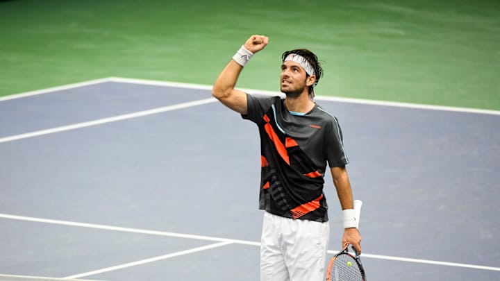Elias upsets Monfils at Stockholm Open