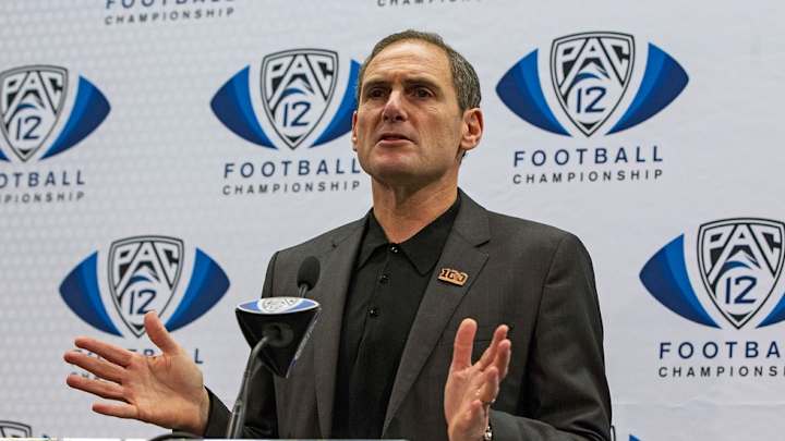 Problems in the Pac-12? Larry Scott faces league issues that go beyond satellite camp vote; Punt, Pass & Pork