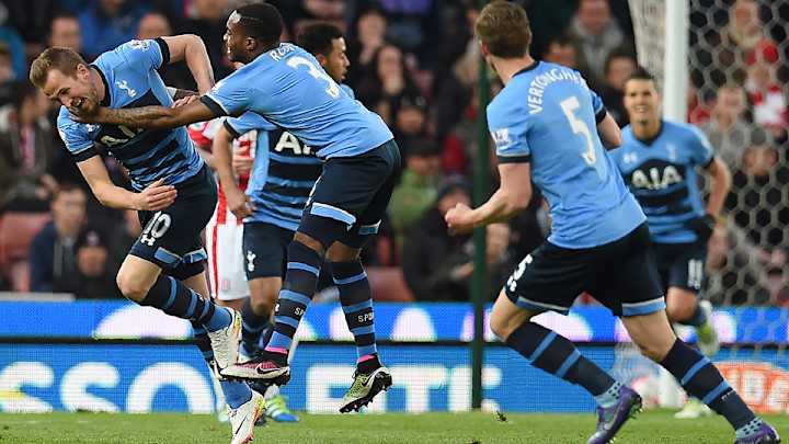 Tottenham routs Stoke to pull within five points of Leicester City Tottenham routs Stoke to pull within five points of Leicester City