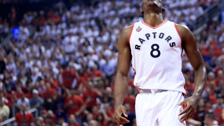 Raptors' Biyombo faces Game 7 suspension after flagrant foul