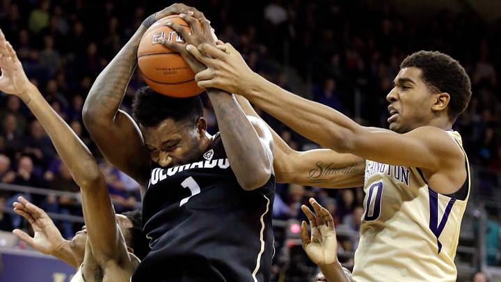 Washington stays on top in Pac-12, beats Colorado 95-83 Washington stays on top in Pac-12, beats Colorado 95-83