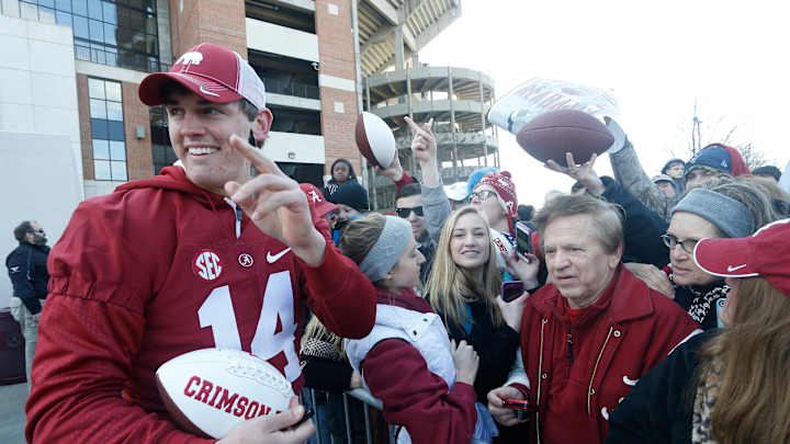 Alabama celebrating national football title with parade