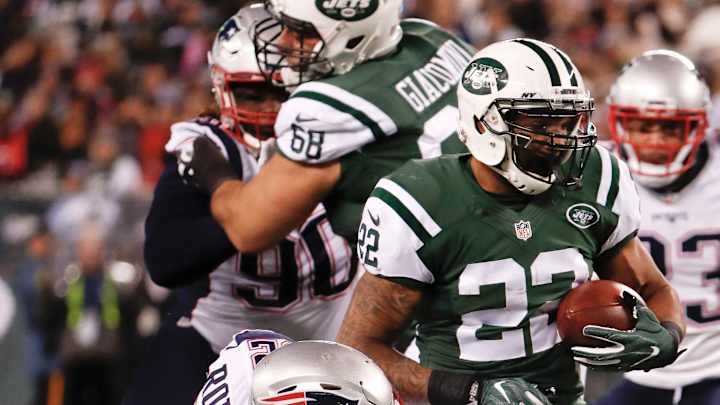 Running back Matt Forte (knee) active for Jets vs. Dolphins
