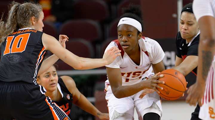 Ruth Hamblin leads No. 10 Oregon State past USC, 57-49