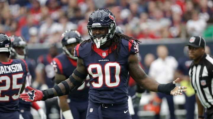 Texans' Jadeveon Clowney out for game against Packers