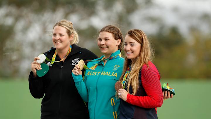 Skinner braves wind, technical issues to win Olympic gold