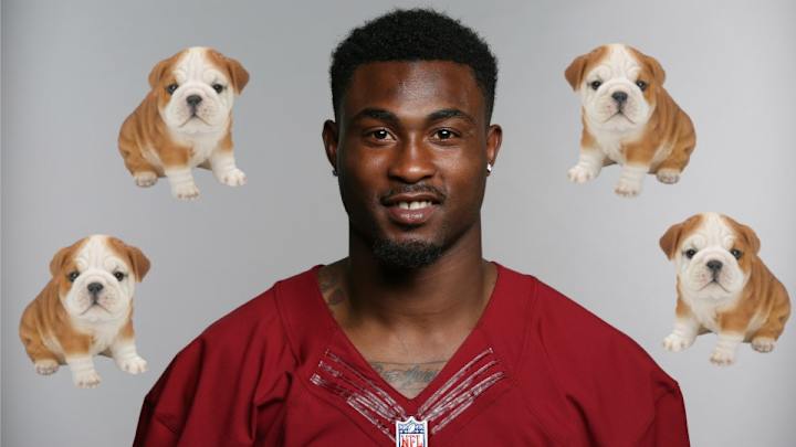 Redskins’ Bashaud Breeland brought a litter of puppies to training camp Redskins’ Bashaud Breeland brought a litter of puppies to training camp