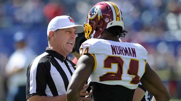 Giants center Richburg 1st NFL player ejected under new rule