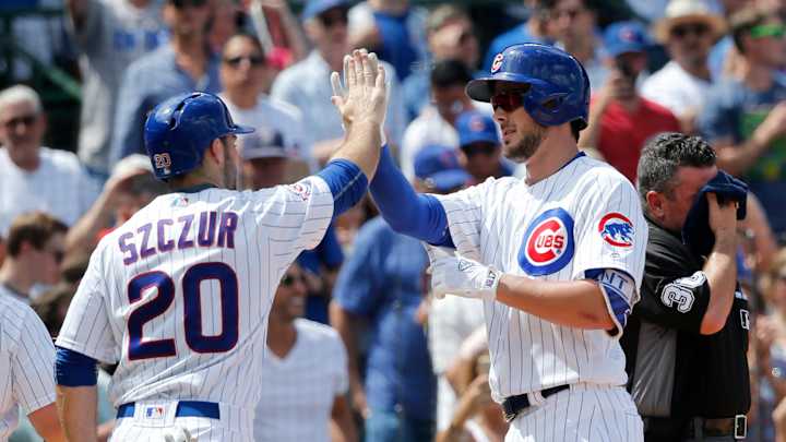 Bryant homers twice, has 5 hits as Cubs sweep Brewers 9-6