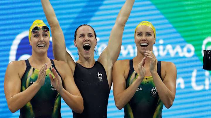 Swimming's best sister act carries the Aussies to relay gold