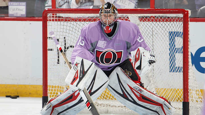 Hard-hit Senators take 'Hockey Fights Cancer' personally