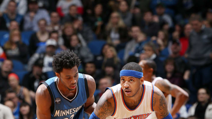 Melo, Lopez help Knicks snap 7-game skid with W over Wolves