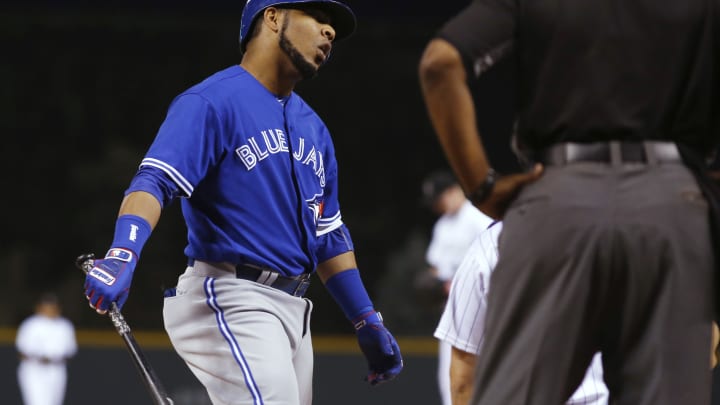 Blue Jays' Encarnacion, Gibbons both ejected in 1st inning