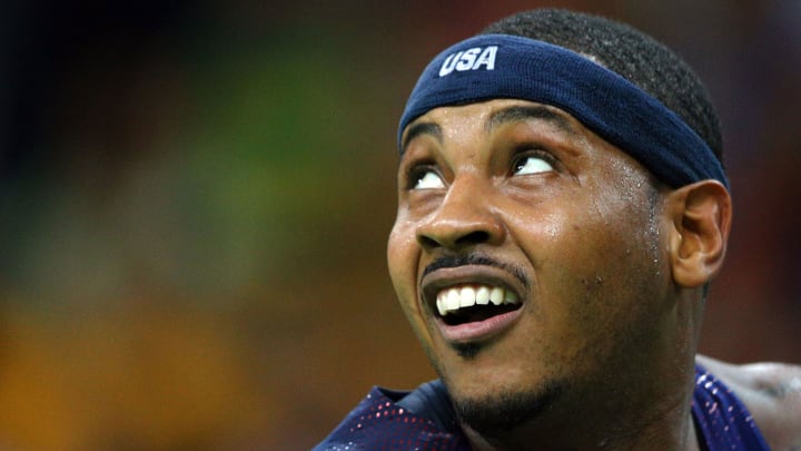 Carmelo Anthony says he’d be happy with three golds, no NBA title Carmelo Anthony says he’d be happy with three golds, no NBA title