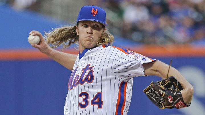 Mets' Syndergaard ejected after throwing behind Utley