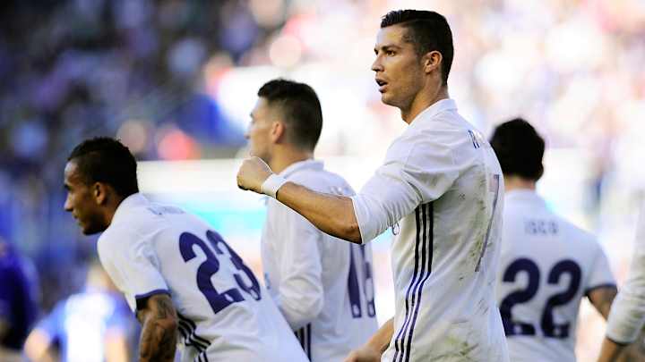 Watch: Cristiano Ronaldo ends scoring drought with hat trick in Madrid win