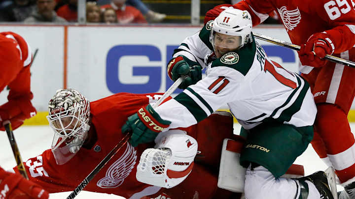 Sheahan lifts Red Wings over Wild 3-2