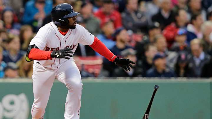 Red Sox OF Bradley extends hitting streak to 28 games Red Sox OF Bradley extends hitting streak to 28 games