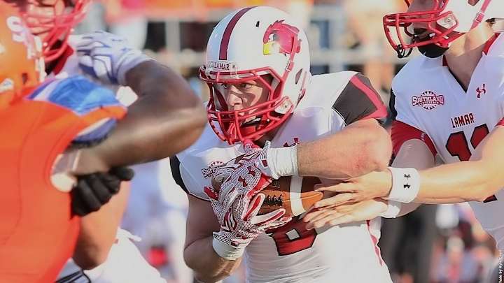 Foot injury ends Lamar RB Harrington's season