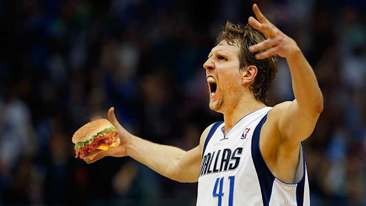 The Mavericks are finally naming a burger after Dirk Nowitzki The Mavericks are finally naming a burger after Dirk Nowitzki