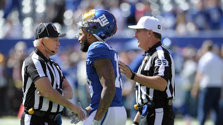 AP source: Giants WR Beckham fined $36,000 for block