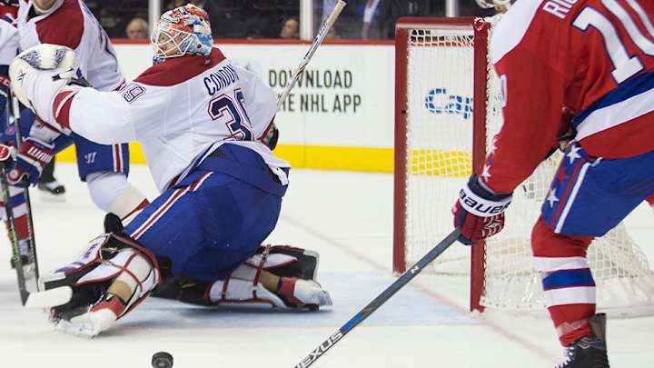 Watch: Canadiens’ Condon makes twisting save vs. Capitals
