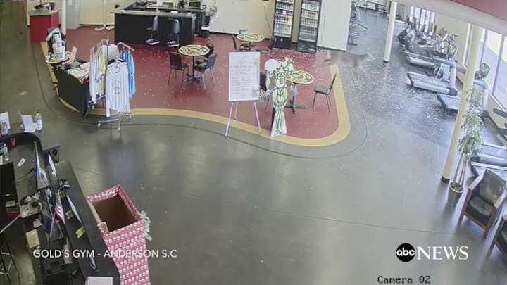 Watch: Deer crashes through gym window, leaves after realizing he forgot earphones Watch: Deer crashes through gym window, leaves after realizing he forgot earphones