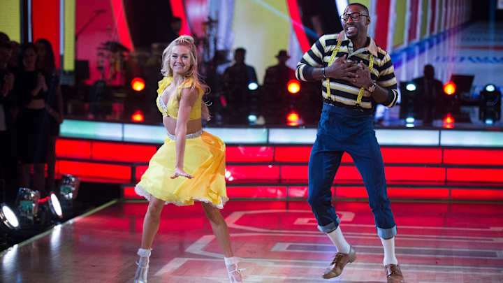 Watch: Calvin Johnson met the real Urkel after his DWTS Urkel impression
