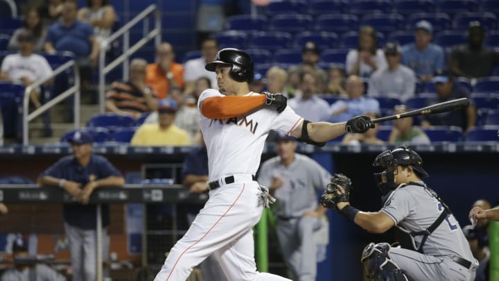 Stanton out of lineup with sore right side Stanton out of lineup with sore right side