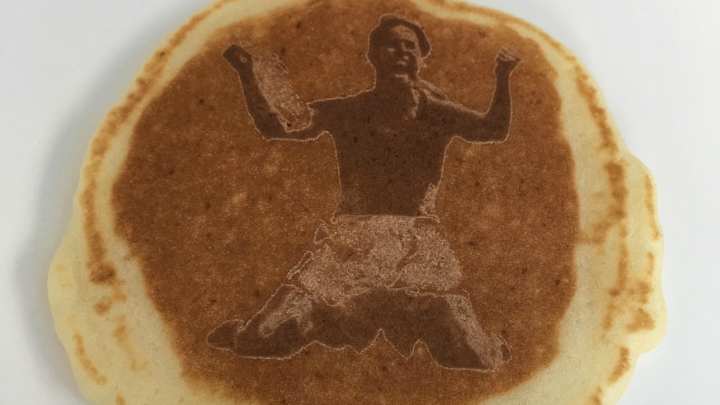 Check out these classic SI covers made into pancake art