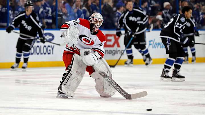 Hurricanes sign equipment manager to serve as backup goalie Hurricanes sign equipment manager to serve as backup goalie